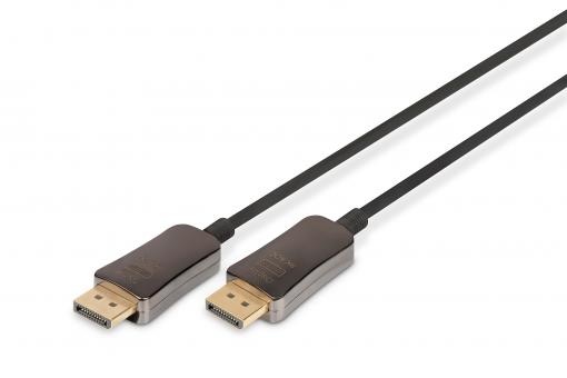 DisplayPort™ AOC hibrit fiber optik kablo, 8K UHD çözünürlük, 30 m