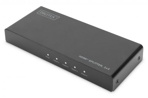 HDMI® ayırıcı, 1x4, küçültücü fonksiyonlu 4K/60 Hz
