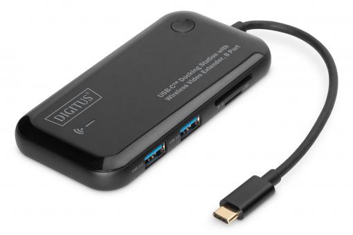 Kablosuz görüntü aktarıcılı, 8 portlu USB-C™ istasyonu