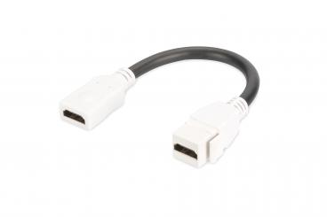 HDMI 2.0 Keystone Module with 12 cm cable (Female/Female)